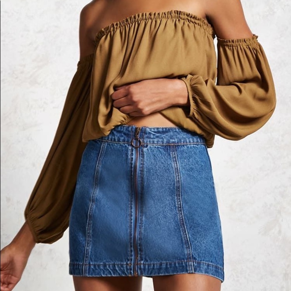 Forever 21 Jean Skirt